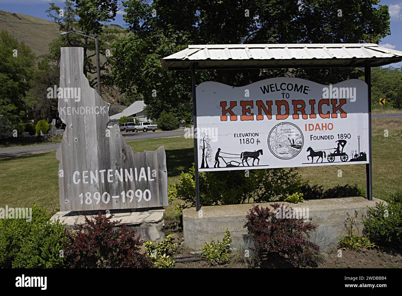 KENDRICK/IDAHO /USA Daily life and way of life in Kendrick town with
