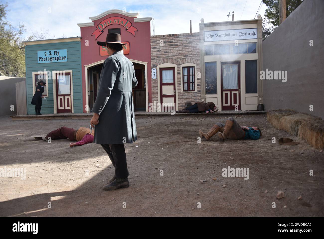 Tombstone, AZ. U.S.A. 12/30/2023. The O.K. Corral Historic Complex
