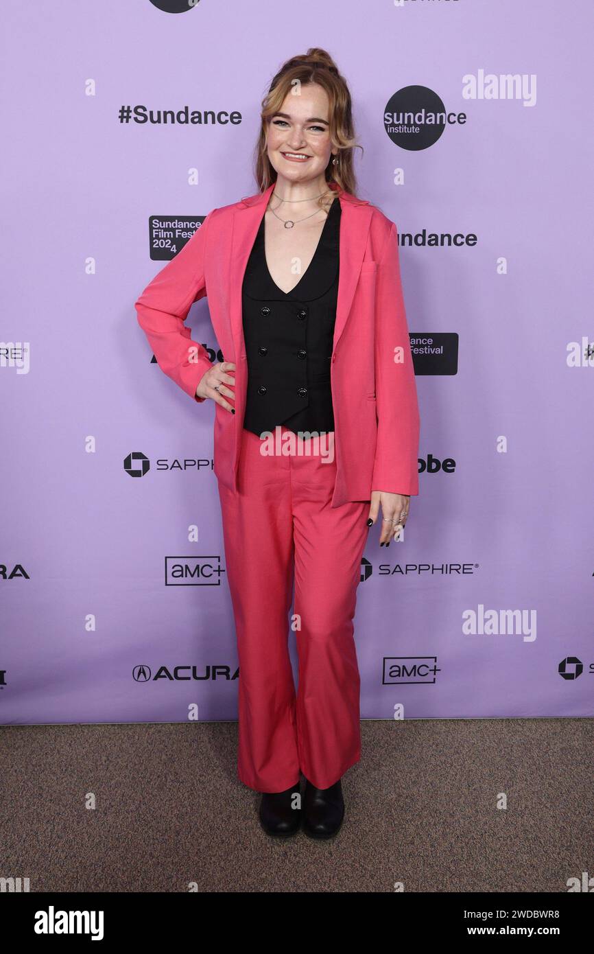 Utah. 18th Jan, 2024. Maddie Rowan at arrivals for GIRLS STATE Premiere at the 2024 Sundance Film Festival, Eccles Theater, Park City, Utah, January 18, 2024. Credit: JA/Everett Collection/Alamy Live News Stock Photo