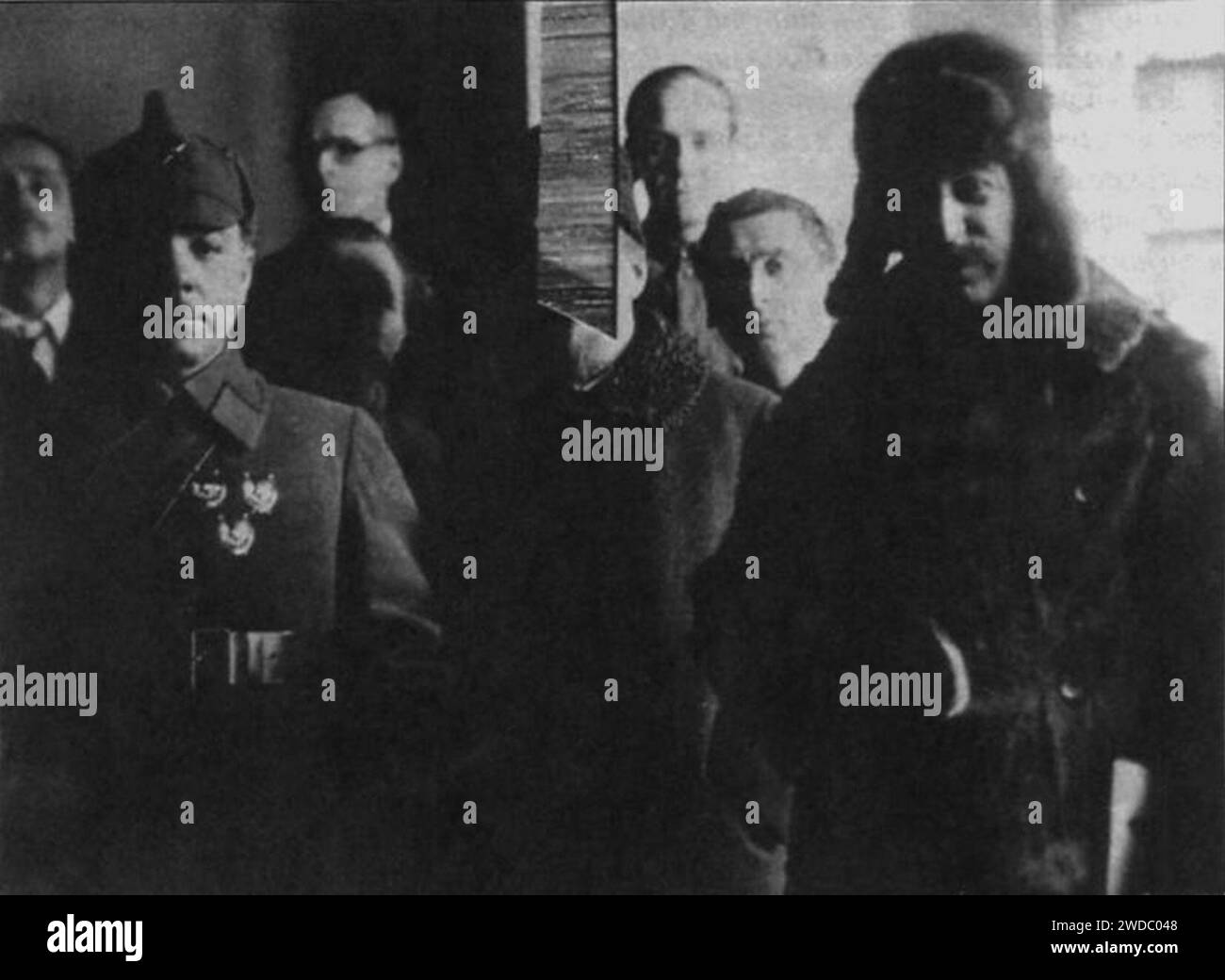 19280128-voroshilov unknown person stalin exhibition 10 years red army ...