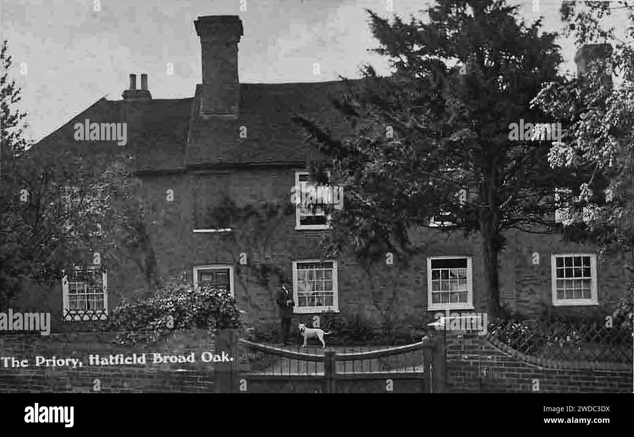 Hatfield Broad Oak The Priory Essex England early 20th century Stock