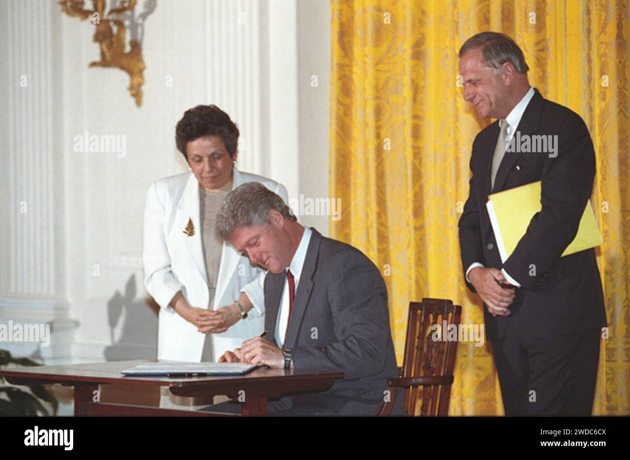 President William J. Clinton Signing the Older American Month