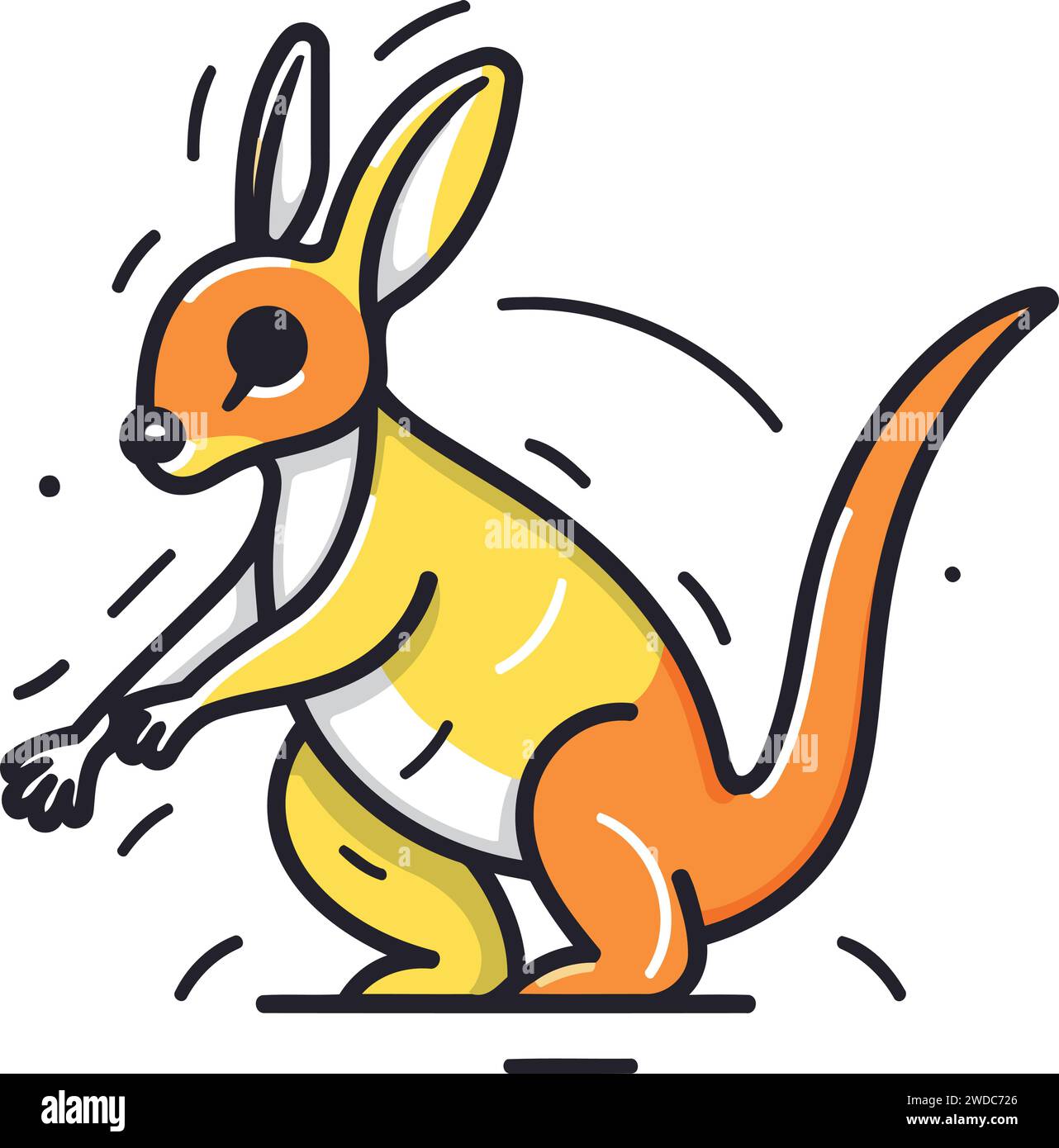 Kangaroo vector eps hi-res stock photography and images - Alamy
