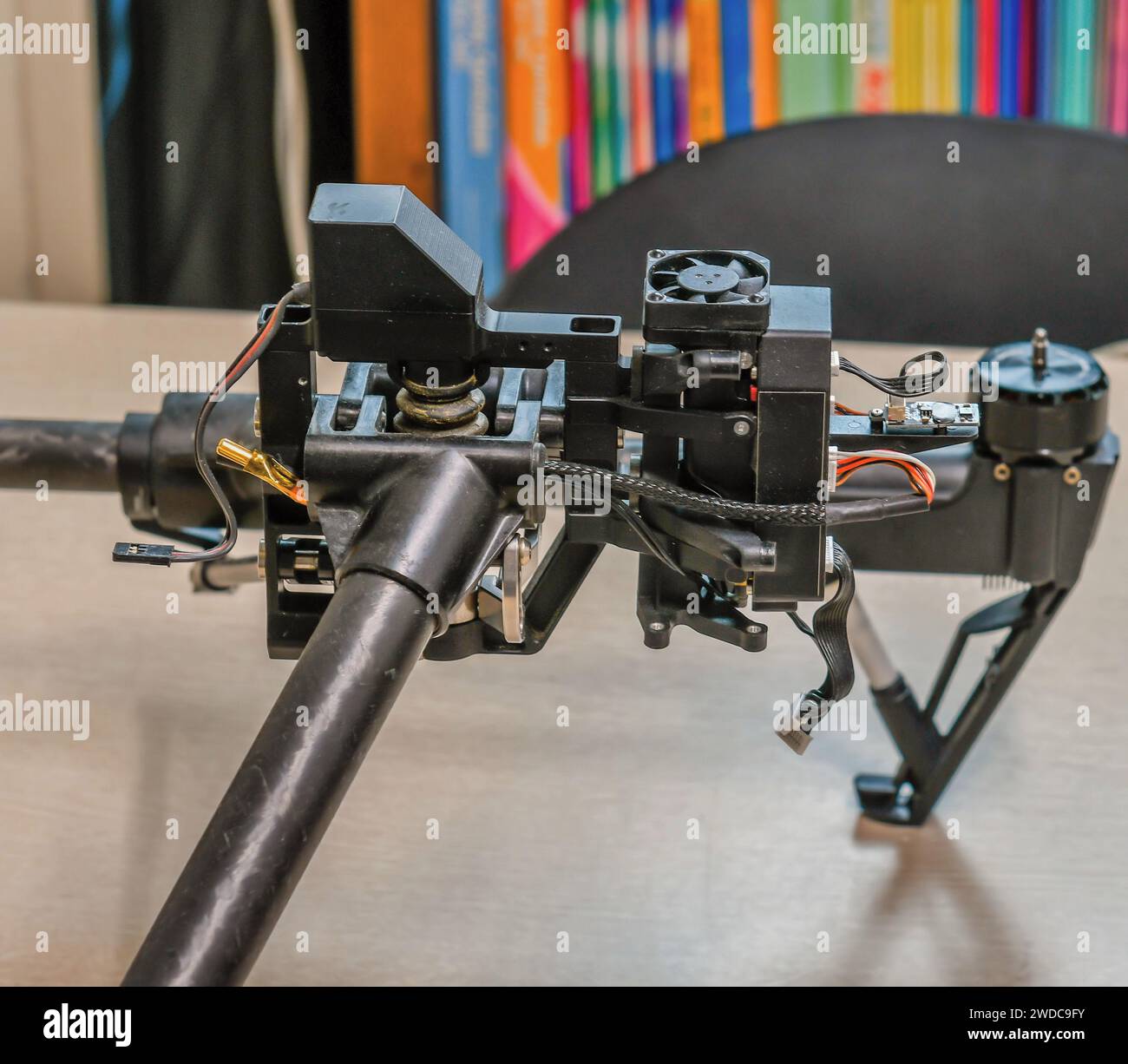 Frame, landing gear motor and wiring of disassemble unmanned aerial