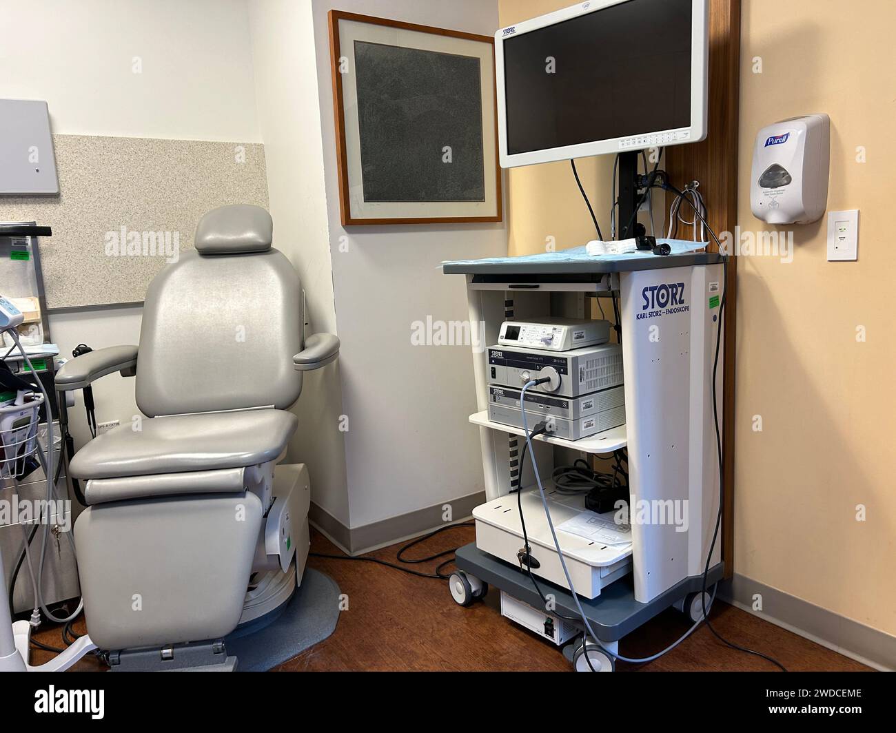 Medical examination room Stock Photo