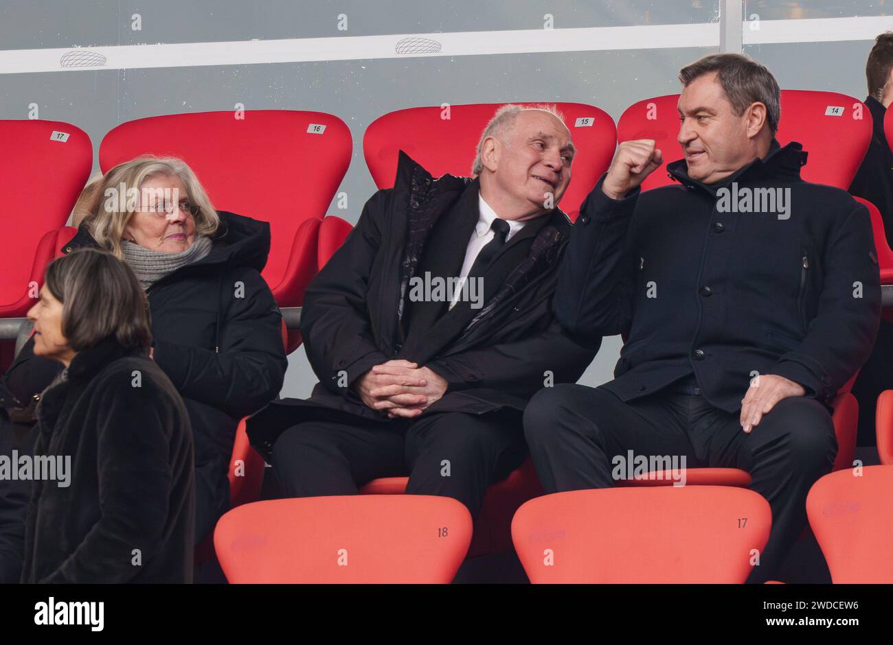 Uli HOENESS former FCB President Ehrenpr sident With Wife Susi 