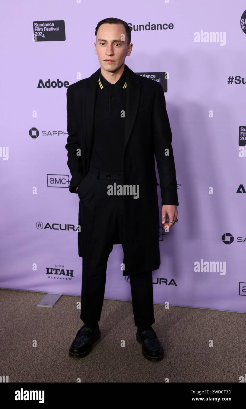 Park City, USA. 18th Jan, 2024. Keir Gilchrist arriving to the “Freaky ...