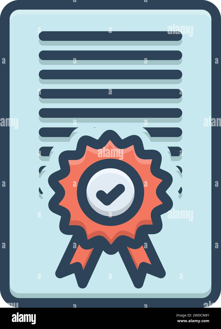Certificate of confirmation Stock Vector Images - Alamy