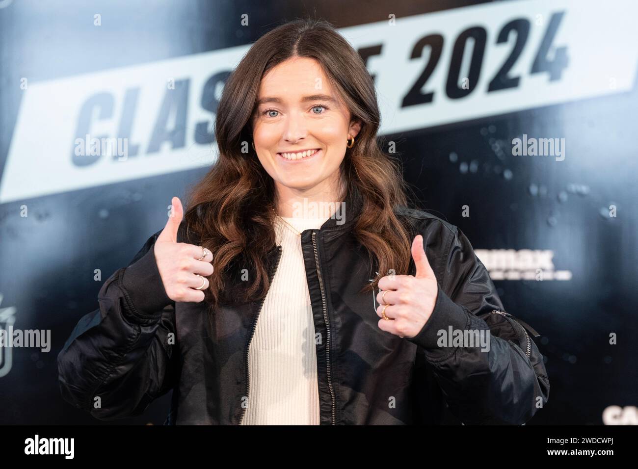 Rose Lavelle poses after Gotham FC introduced them as class 2024 new ...