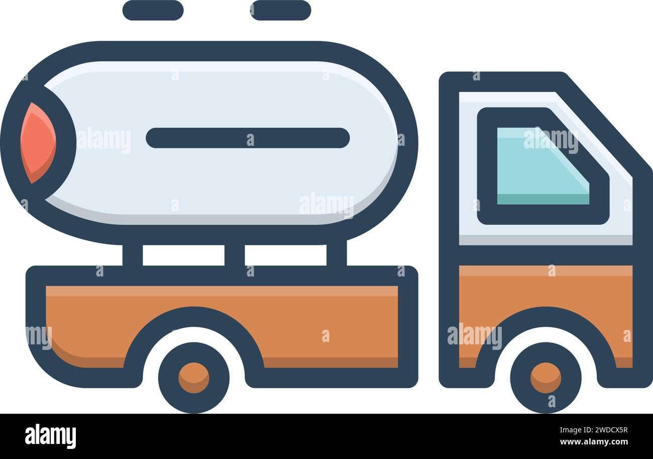 Icon supplier vehicle Cut Out Stock Images & Pictures - Alamy