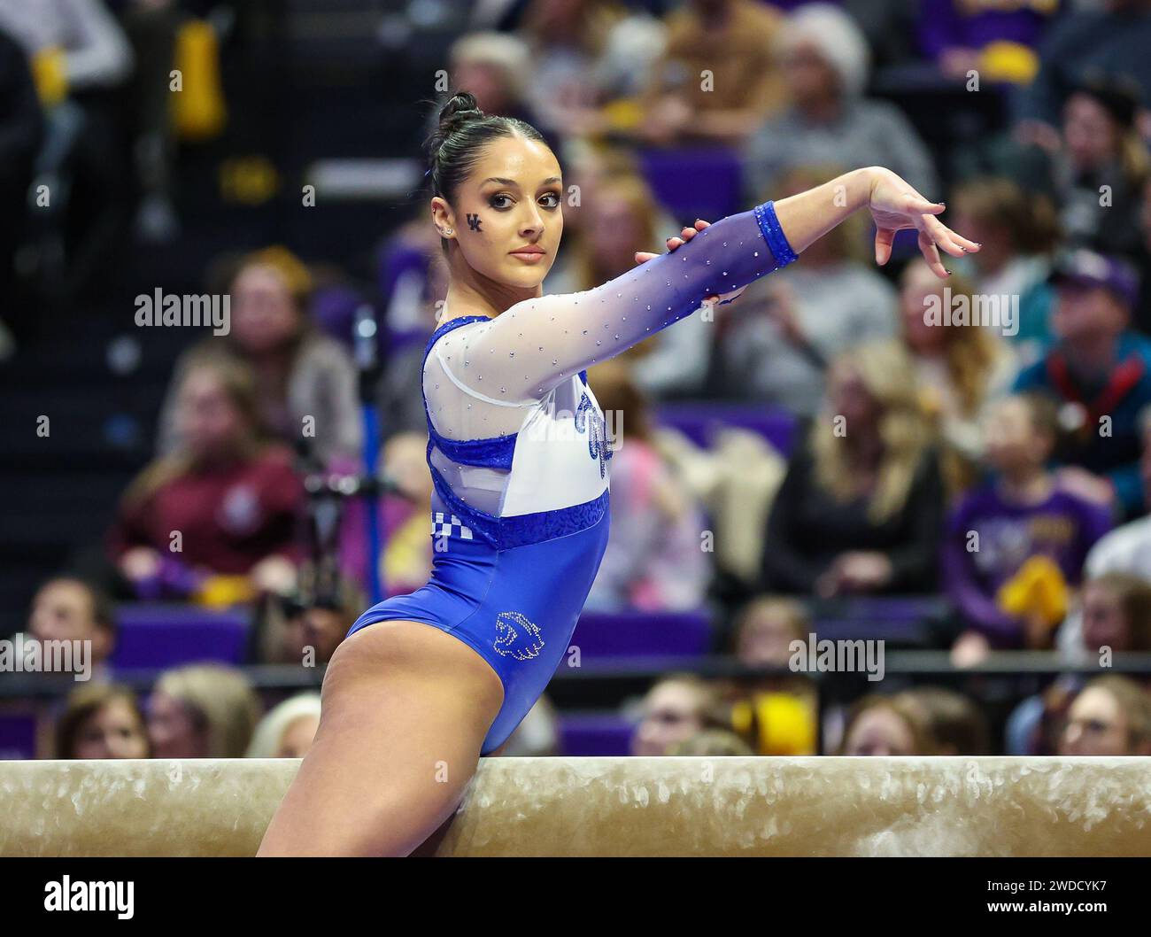Baton Rouge, LA, USA. 19th Jan, 2024. Kentucky's Isabella Magnelli