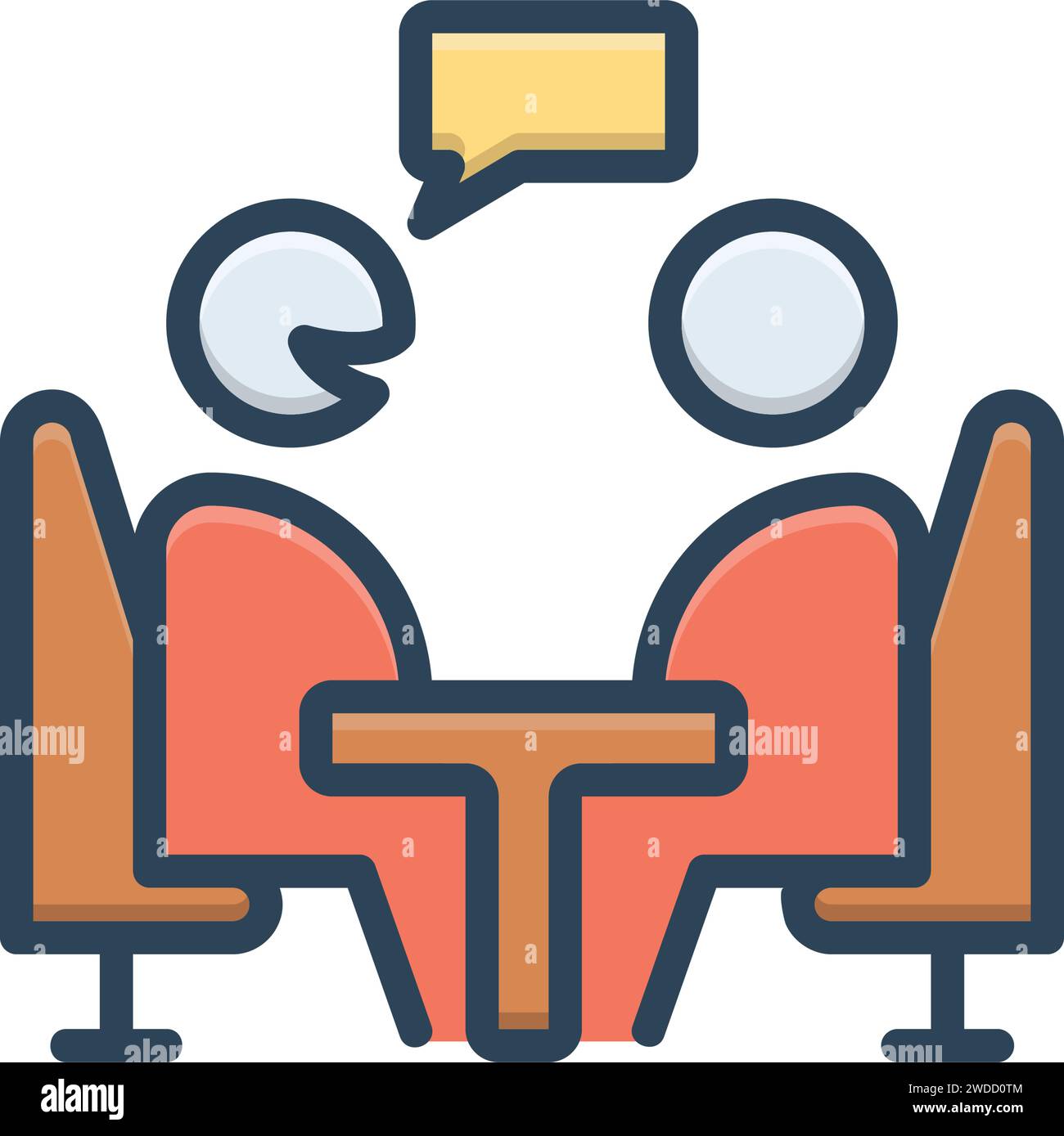 Icon for Consultant,opinion Stock Vector