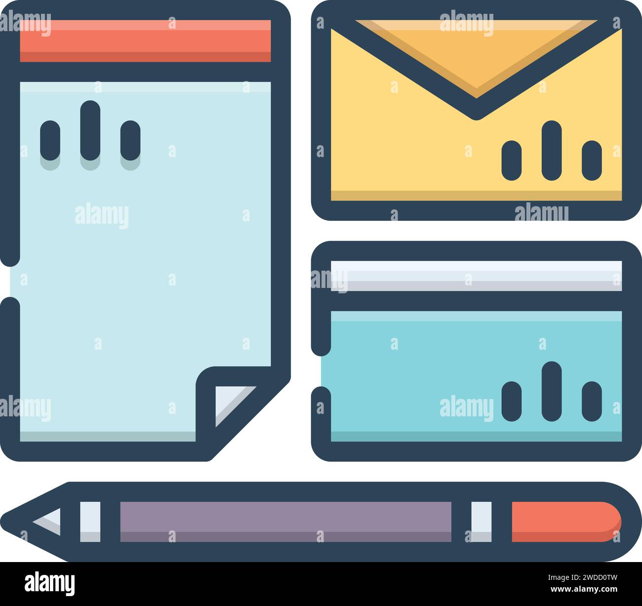 Branding mockup Stock Vector Images - Alamy
