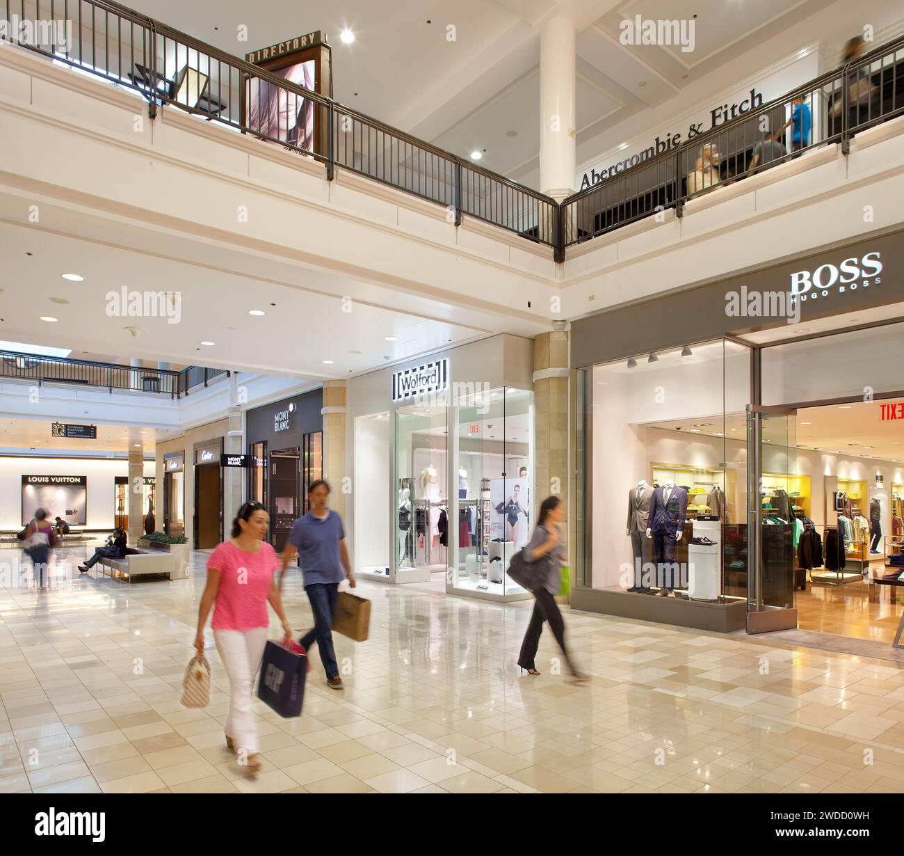 Shopping Mall Westfield Valley Fair Storefronts 2013 Professional Photography Stock Photo Alamy