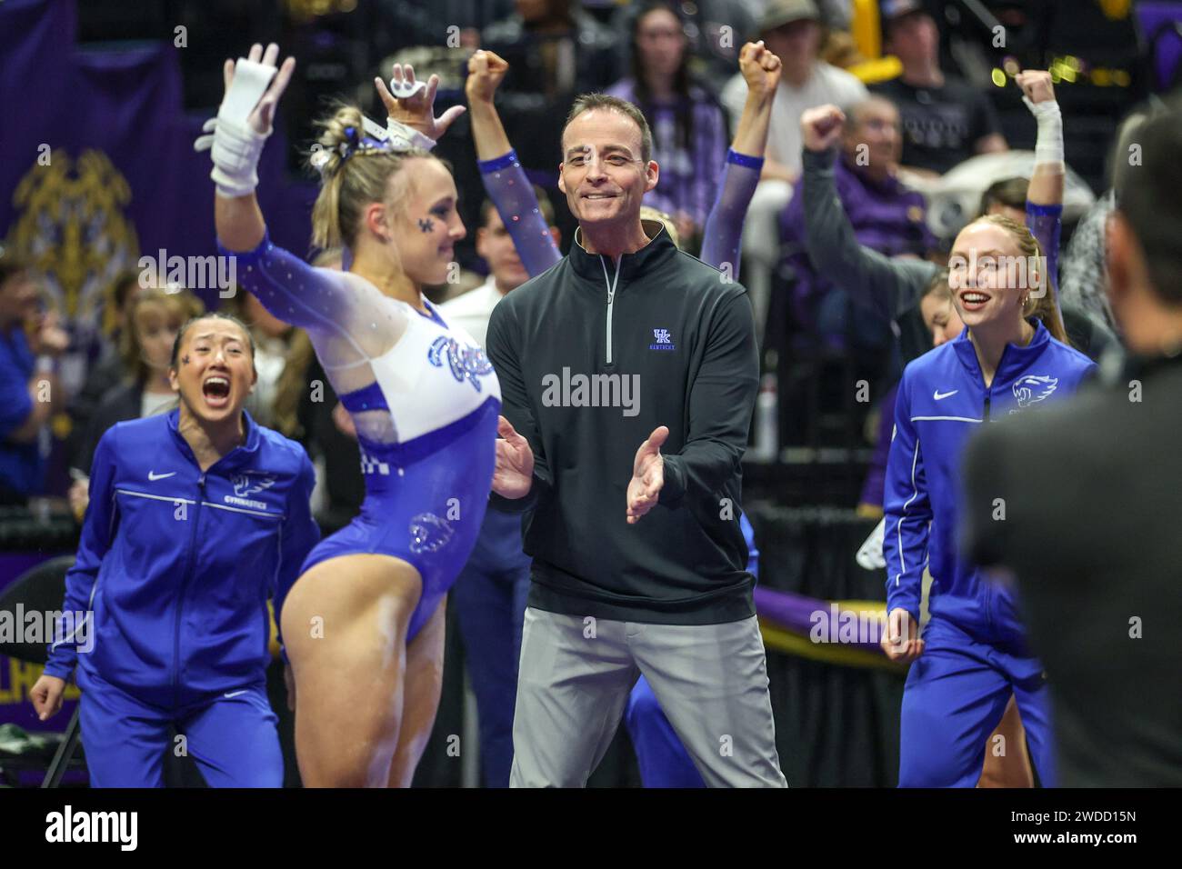 Baton Rouge, LA, USA. 19th Jan, 2024. Kentucky Head Coach Tim Garrison ...