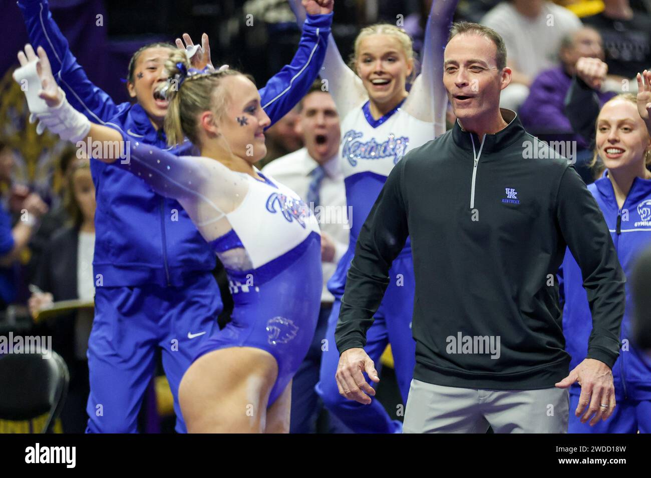 Baton Rouge, LA, USA. 19th Jan, 2024. Kentucky Head Coach Tim Garrison ...