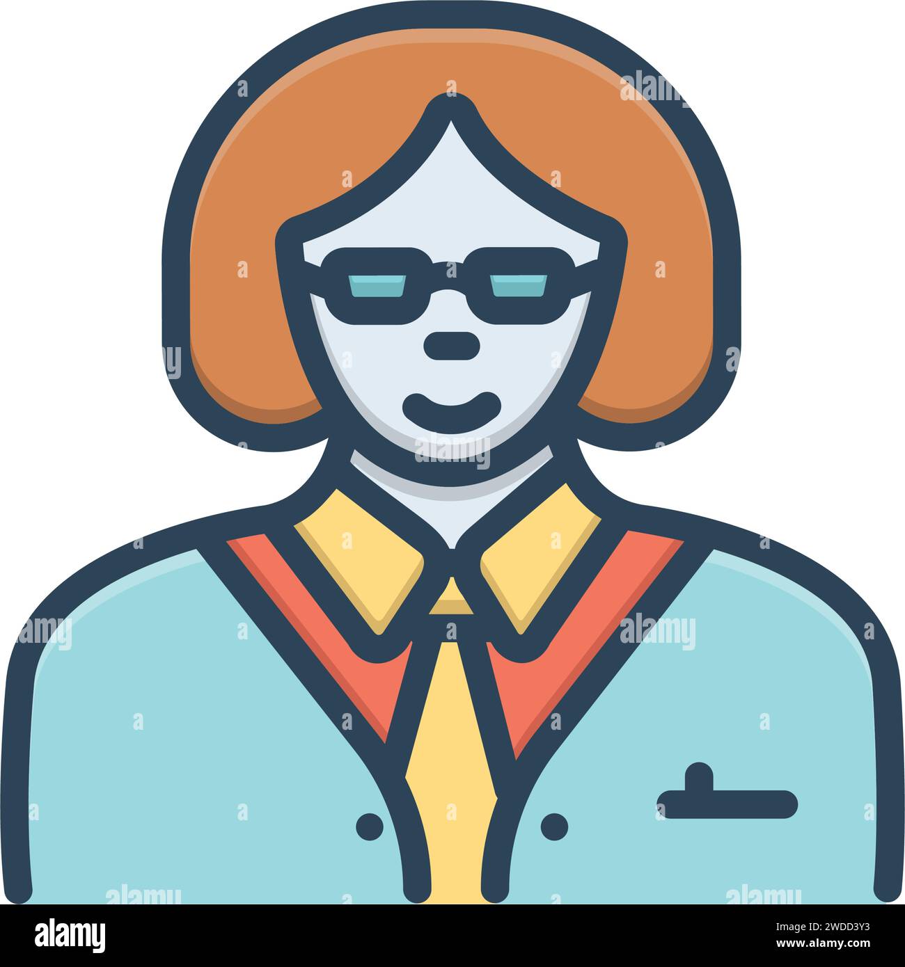 Icon for Manager,steward Stock Vector