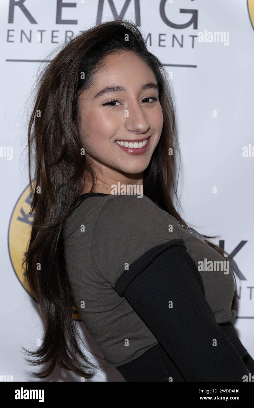 Los Angeles, USA. 19th Jan, 2024. Actress/Dancer Gemma Asfour attends
