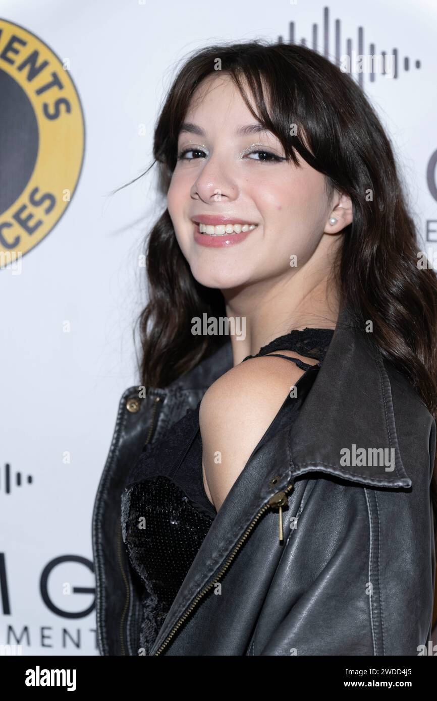 Los Angeles, USA. 19th Jan, 2024. Singer Hailey Hermida attends Key ...