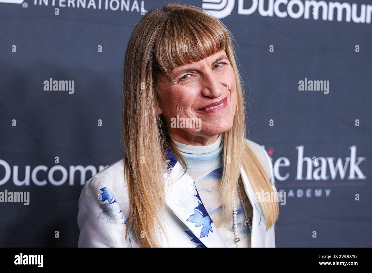 Beverly Hills, United States. 19th Jan, 2024. BEVERLY HILLS, LOS ANGELES, CALIFORNIA, USA - JANUARY 19: Catherine Hardwicke arrives at the 21st Annual Living Legends Of Aviation Awards held at The Beverly Hilton Hotel on January 19, 2024 in Beverly Hills, Los Angeles, California, United States. (Photo by Xavier Collin/Image Press Agency) Credit: Image Press Agency/Alamy Live News Stock Photo