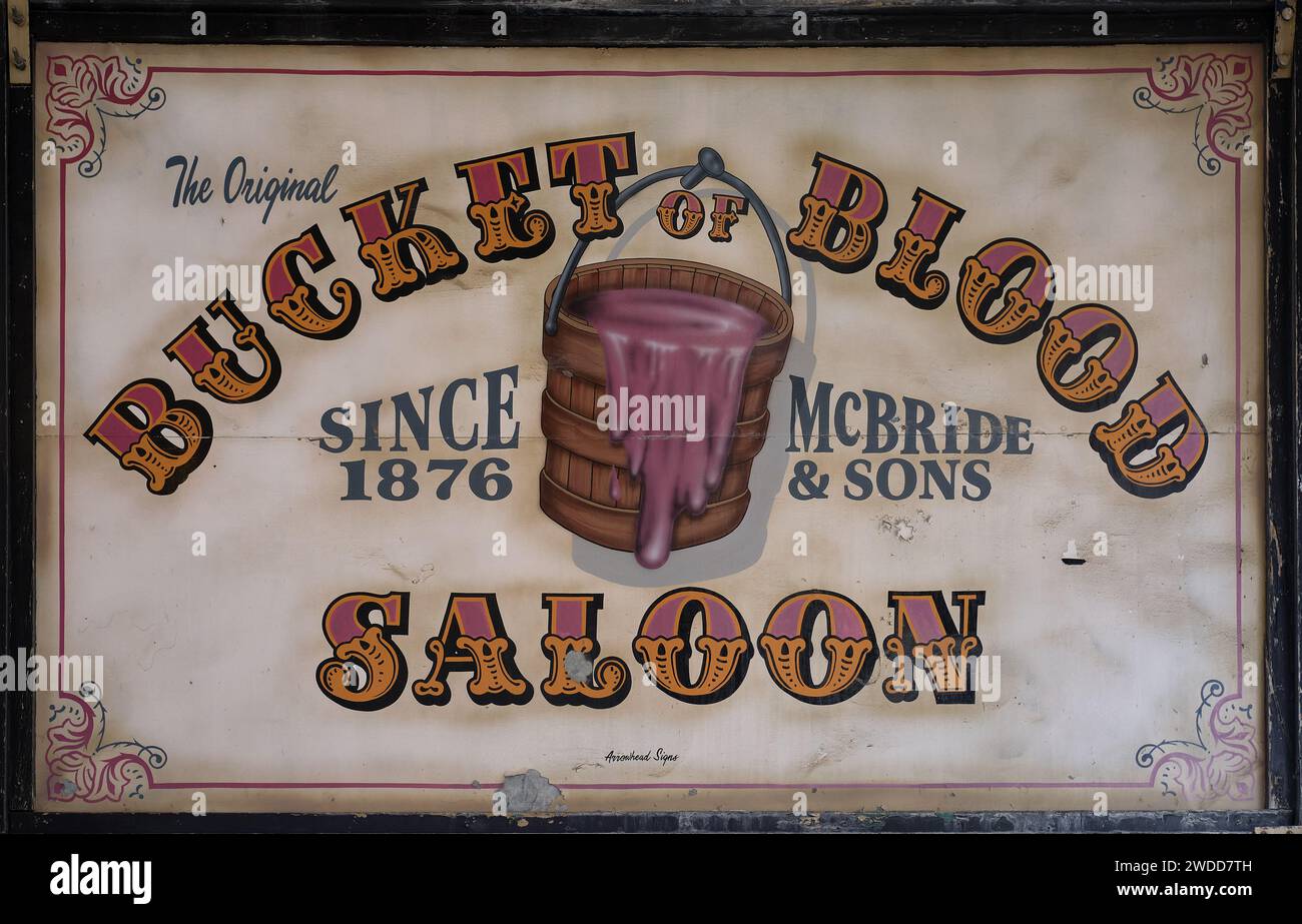 Bucket of Blood Saloon, Virginia City, Historic Mining Village, Nevada