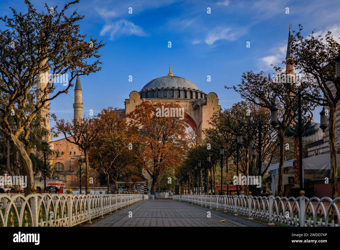 Iconic Hagia Sophia Grand Mosque in a former Byzantine church, major ...