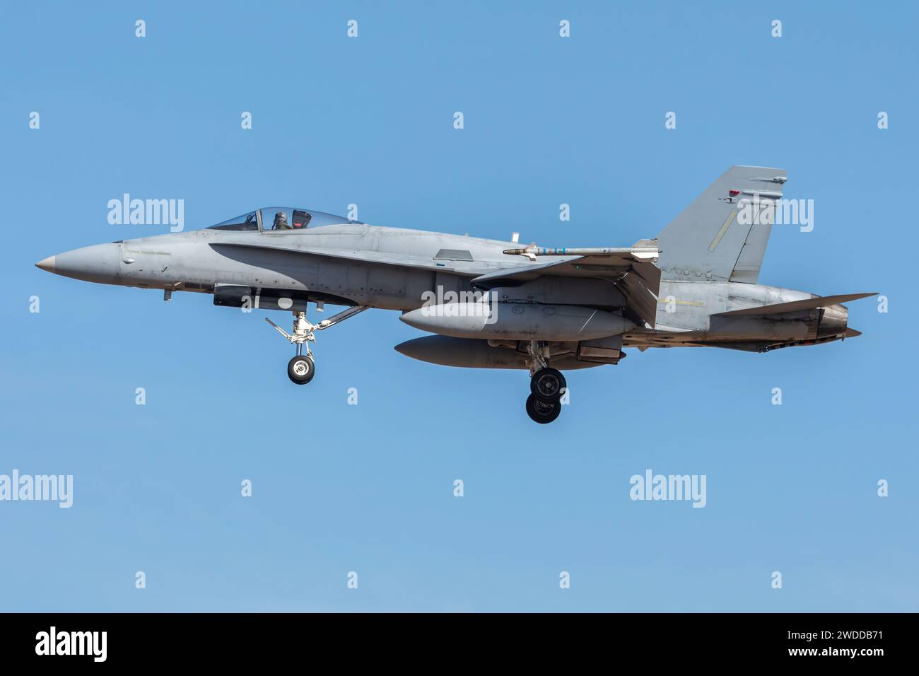 F-18 fighter plane Stock Photo