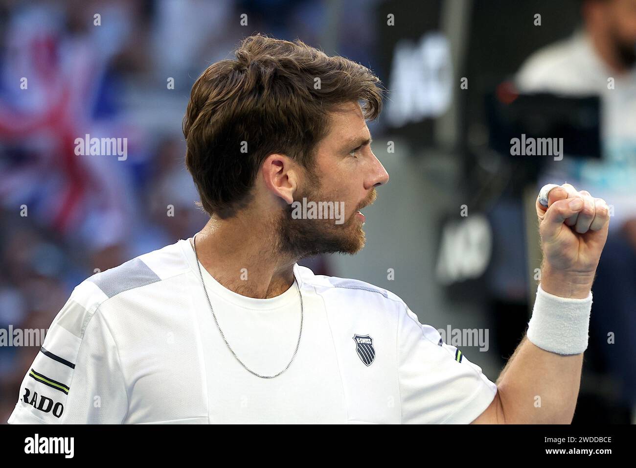 Melbourne, Australia, 20th Jan, 2024. Tennis player Cameron Norrie from