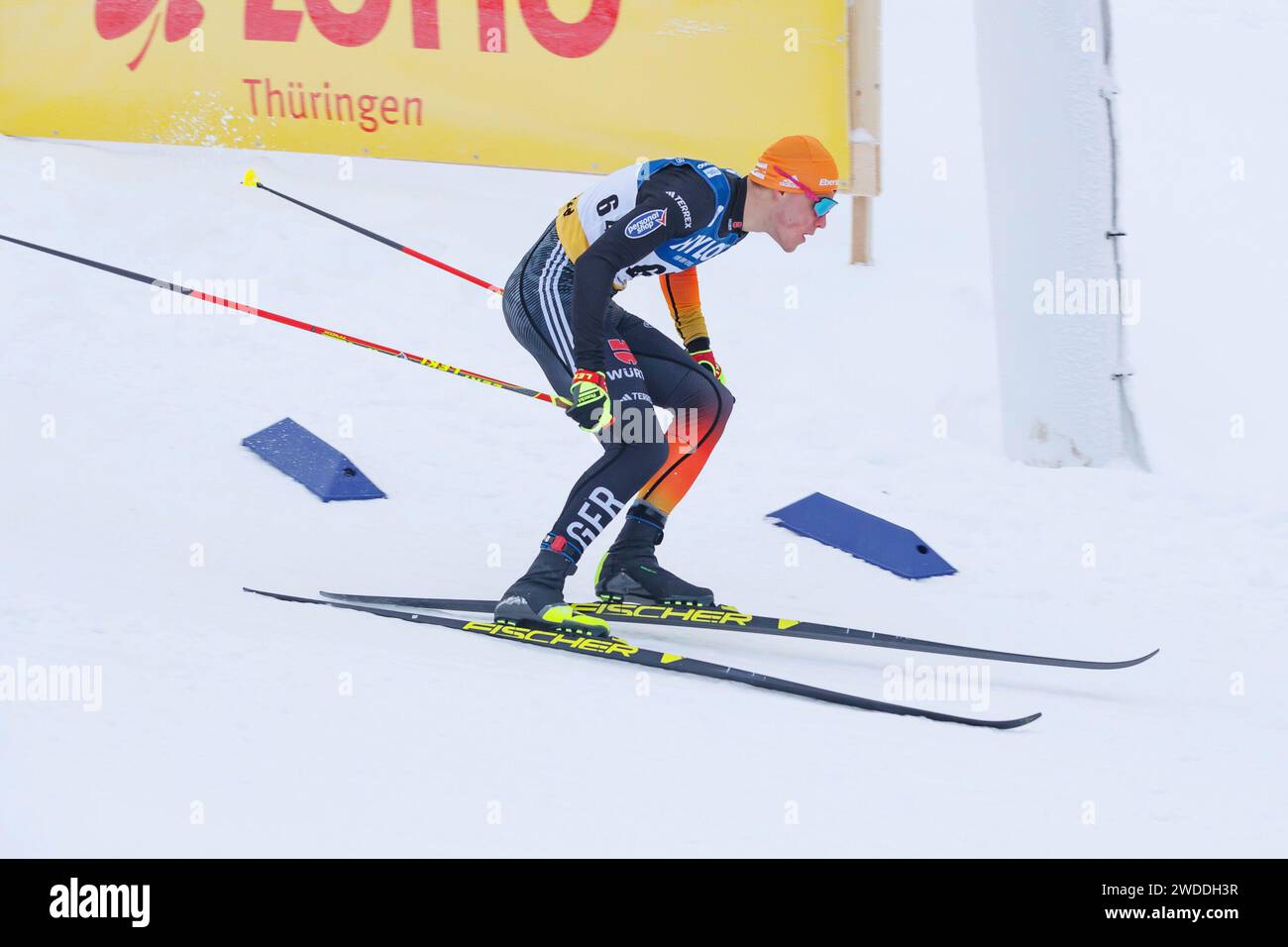Oberhof, Deutschland. 19th Jan, 2024. Max Goether (GER, Deutschland