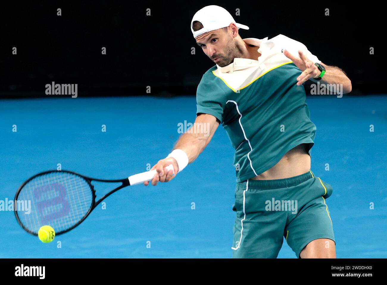 Melbourne, Australia, 20th Jan, 2024. Tennis player Grigor Dimitrov