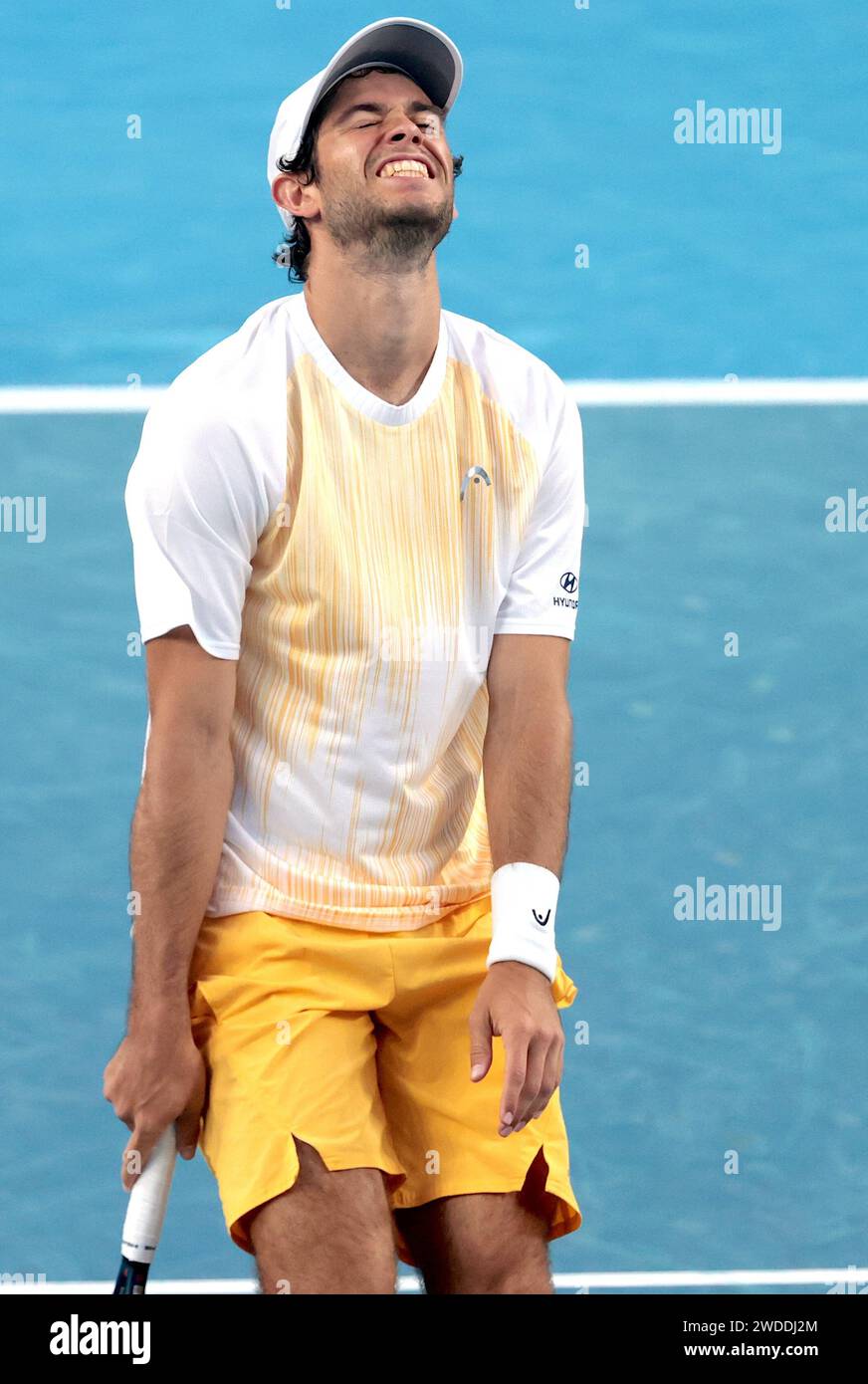 Melbourne, Australia, 20th Jan, 2025. Tennis player Nuno from