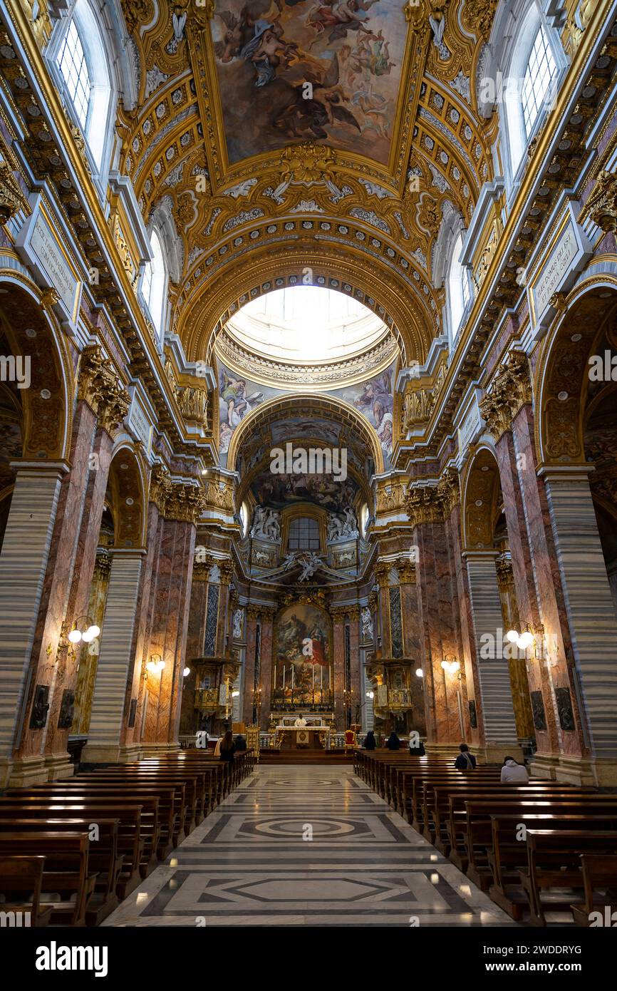 Charles Rome De Koepel In De Kerk Van Saint Charles Aan De Vier