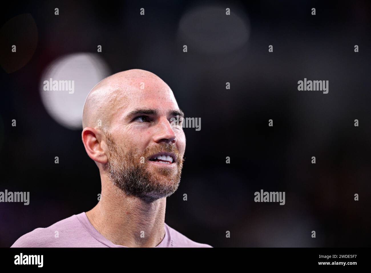 Melbourne, Australie. 19th Jan, 2024. Adrian Mannarino of France during ...