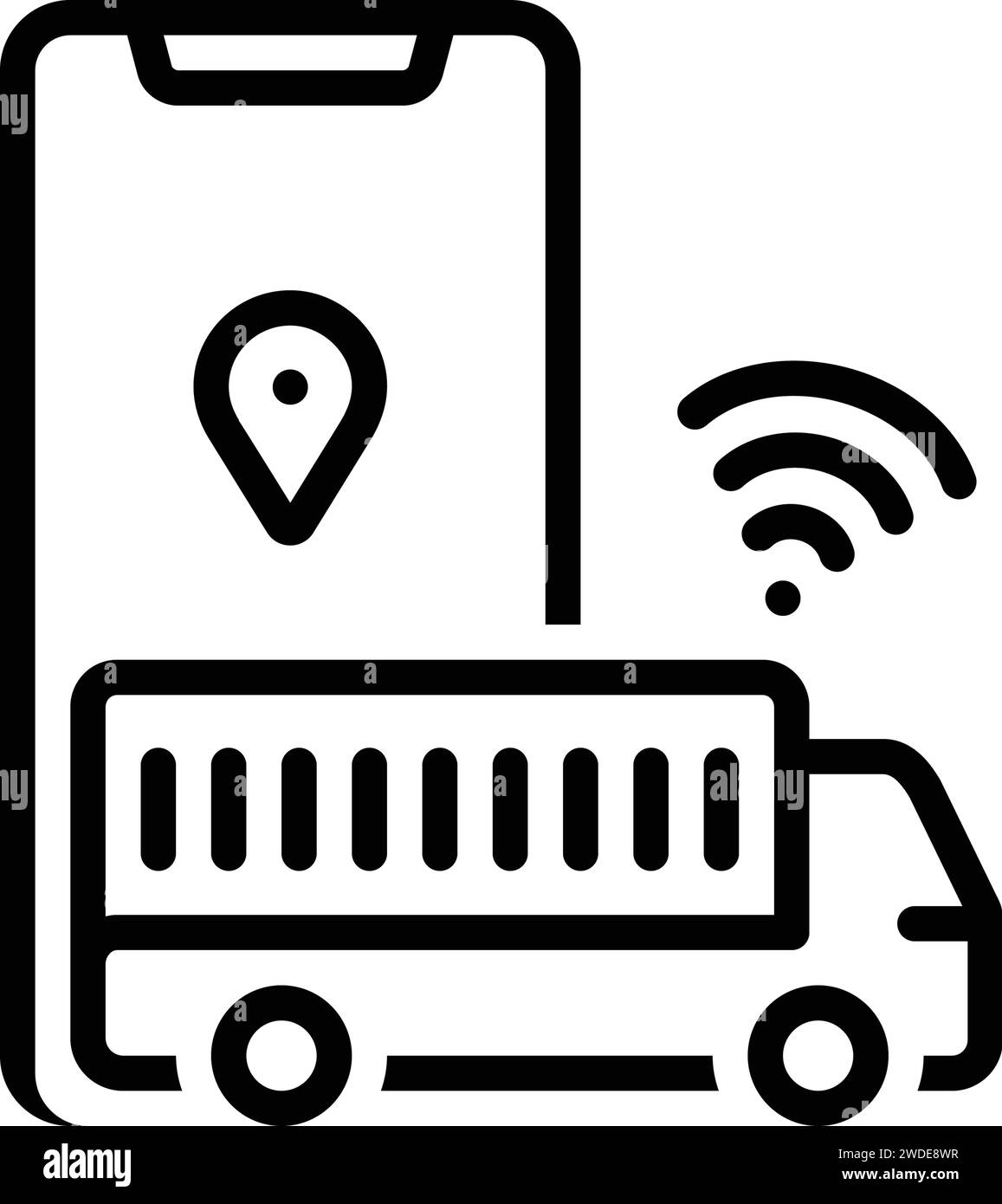 Icon for smart logistics,logistics Stock Vector Image & Art - Alamy