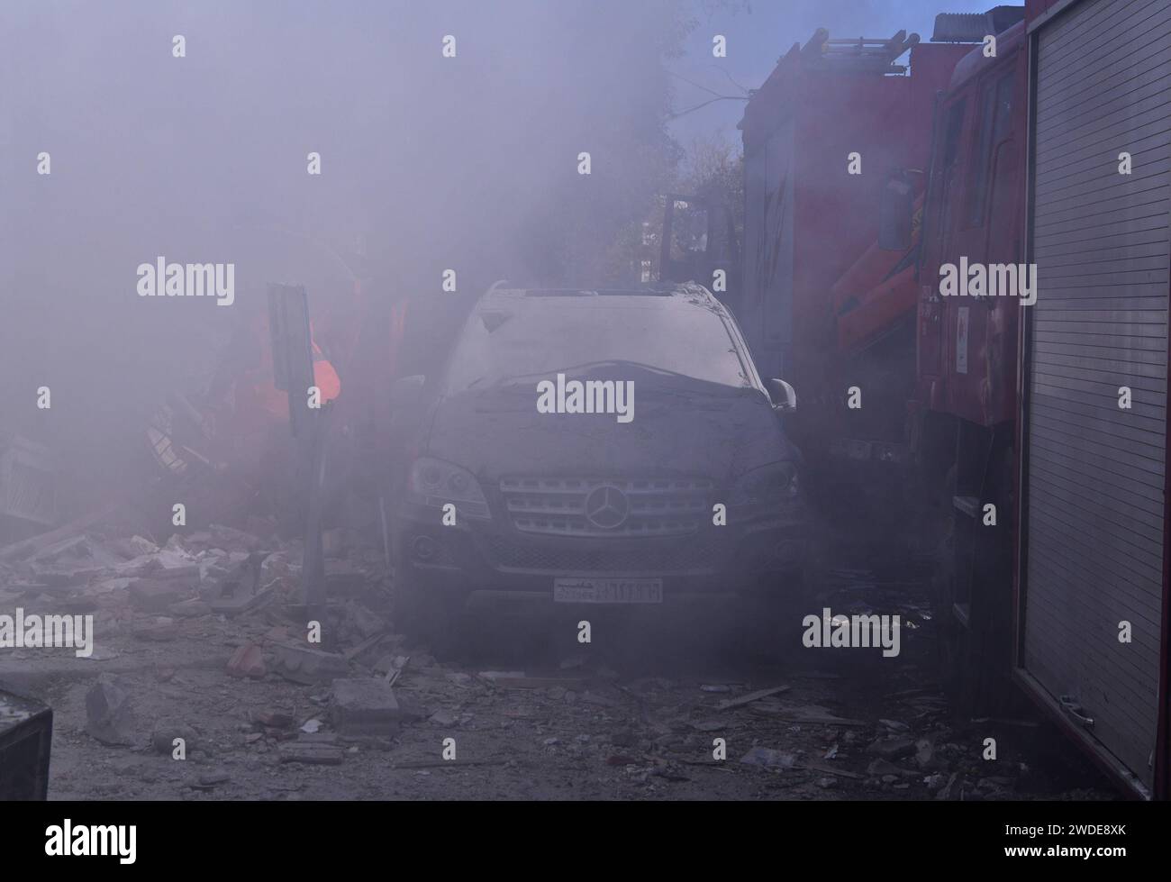 Damascus. 20th Jan, 2024. This photo taken on Jan. 20, 2024 shows