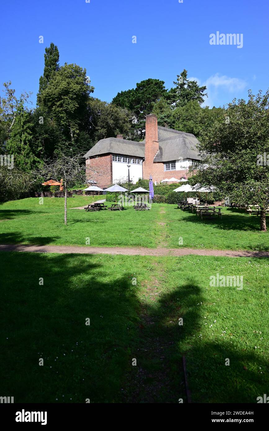 The Drum Inn public house in Cockington village, Torquay, South Devon Stock Photo Alamy