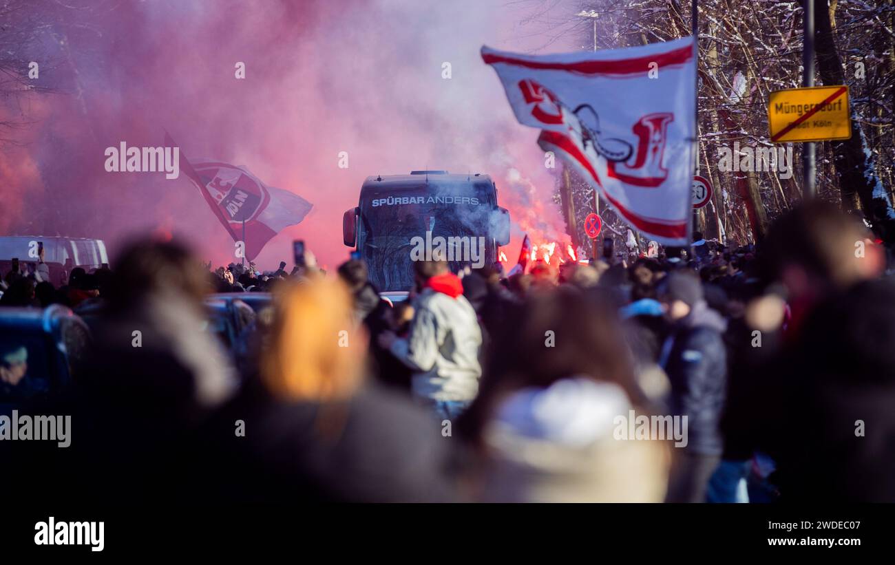 Cologne, Germany. 20th Jan, 2024. Soccer: Bundesliga, 1. FC Köln ...