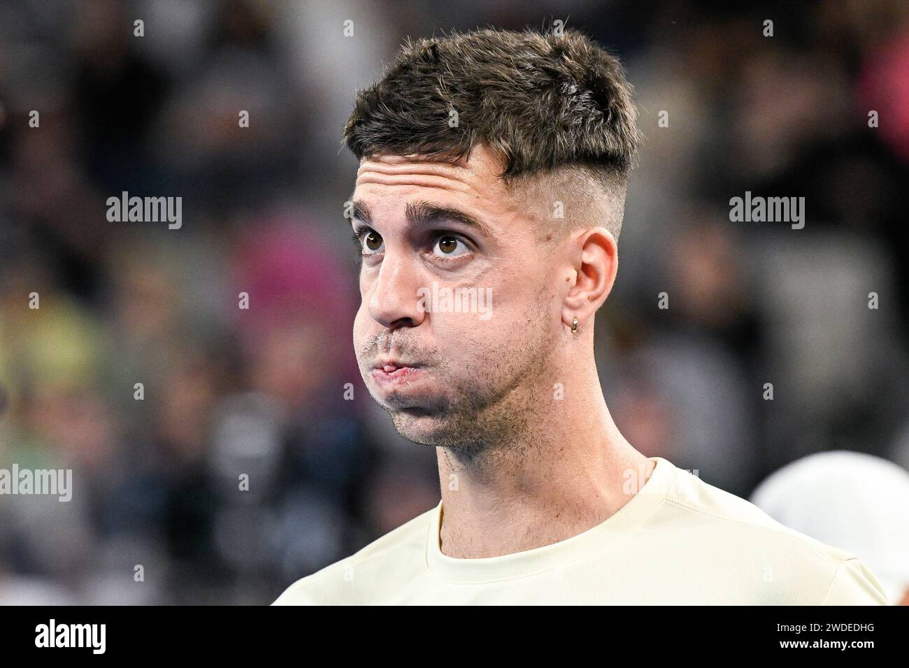 Paris, France. 18th Jan, 2024. Thanasi Kokkinakis during the Australian
