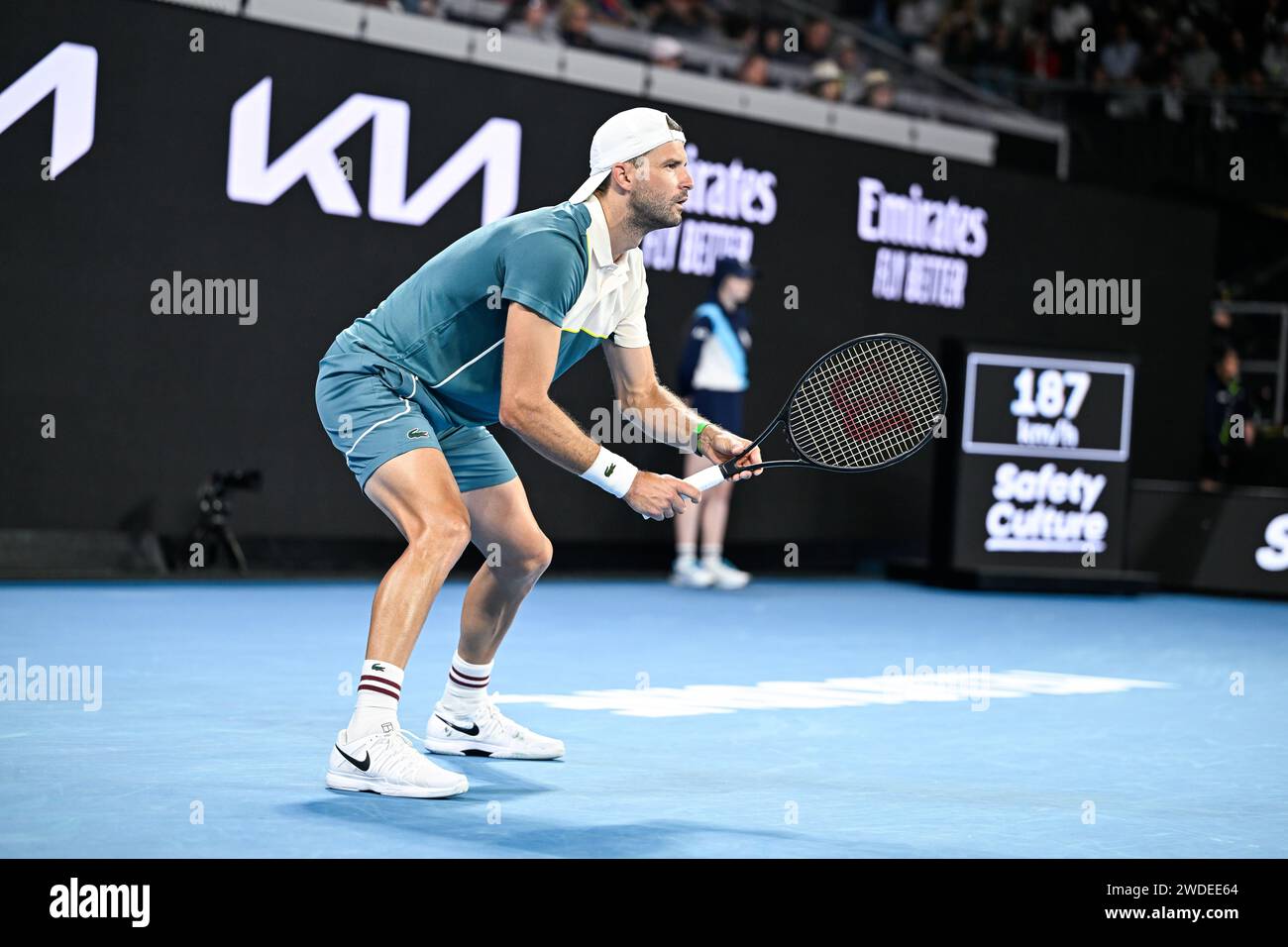 Grigor dimitrov 2024 australian open hires stock photography and