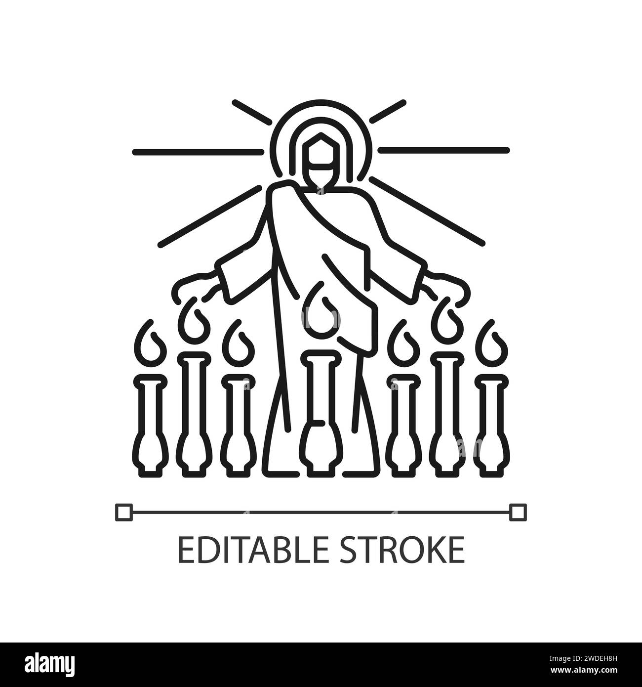 Revelation linear icon Stock Vector Image & Art - Alamy