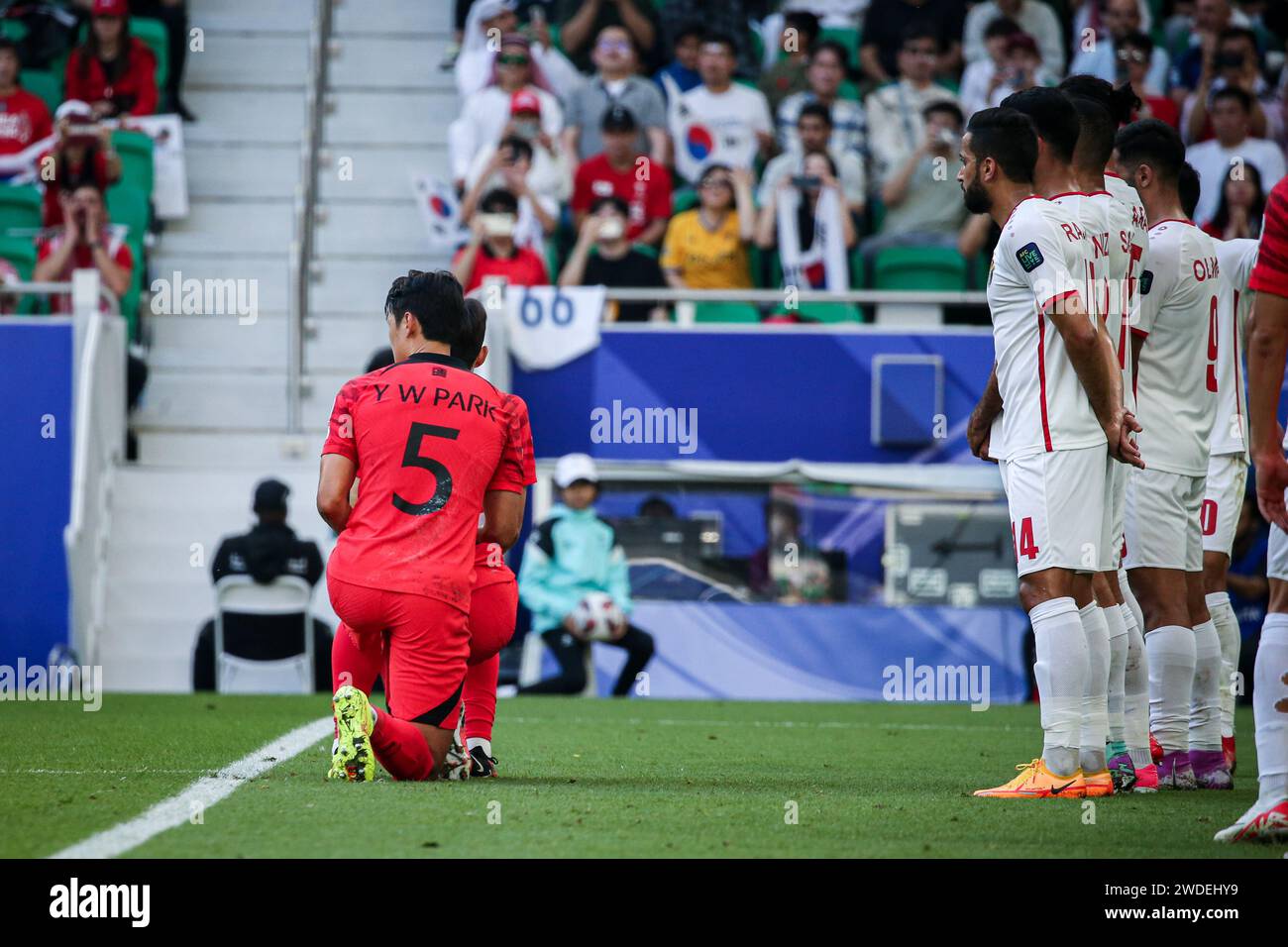 Doha, Qatar, 20 Jan 2024, AFC Asian Cup 2023 Group E - South Korea 2:2 ...