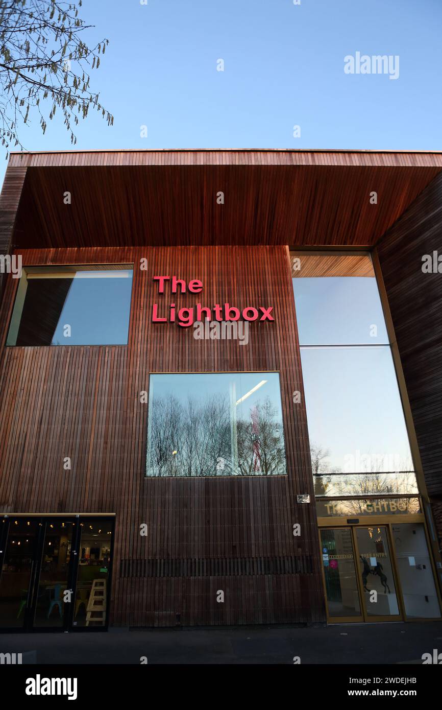 The Lightbox Gallery and Museum, Woking, Surrey, designed by architects Marks Barfield
