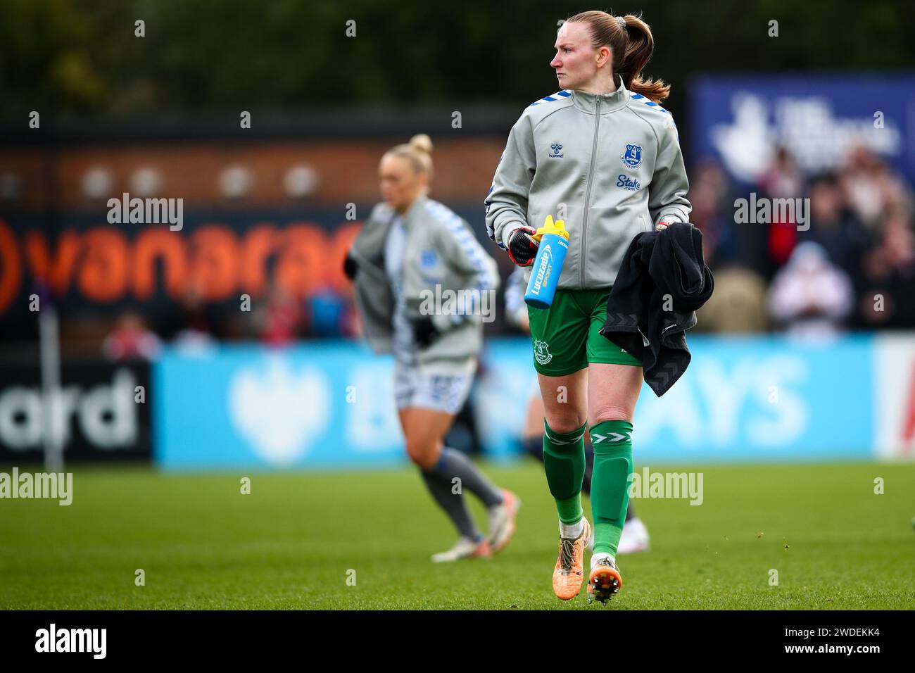 London, UK. 20 January, 2024. Goalkeeper Courtney Brosnan (1 Everton