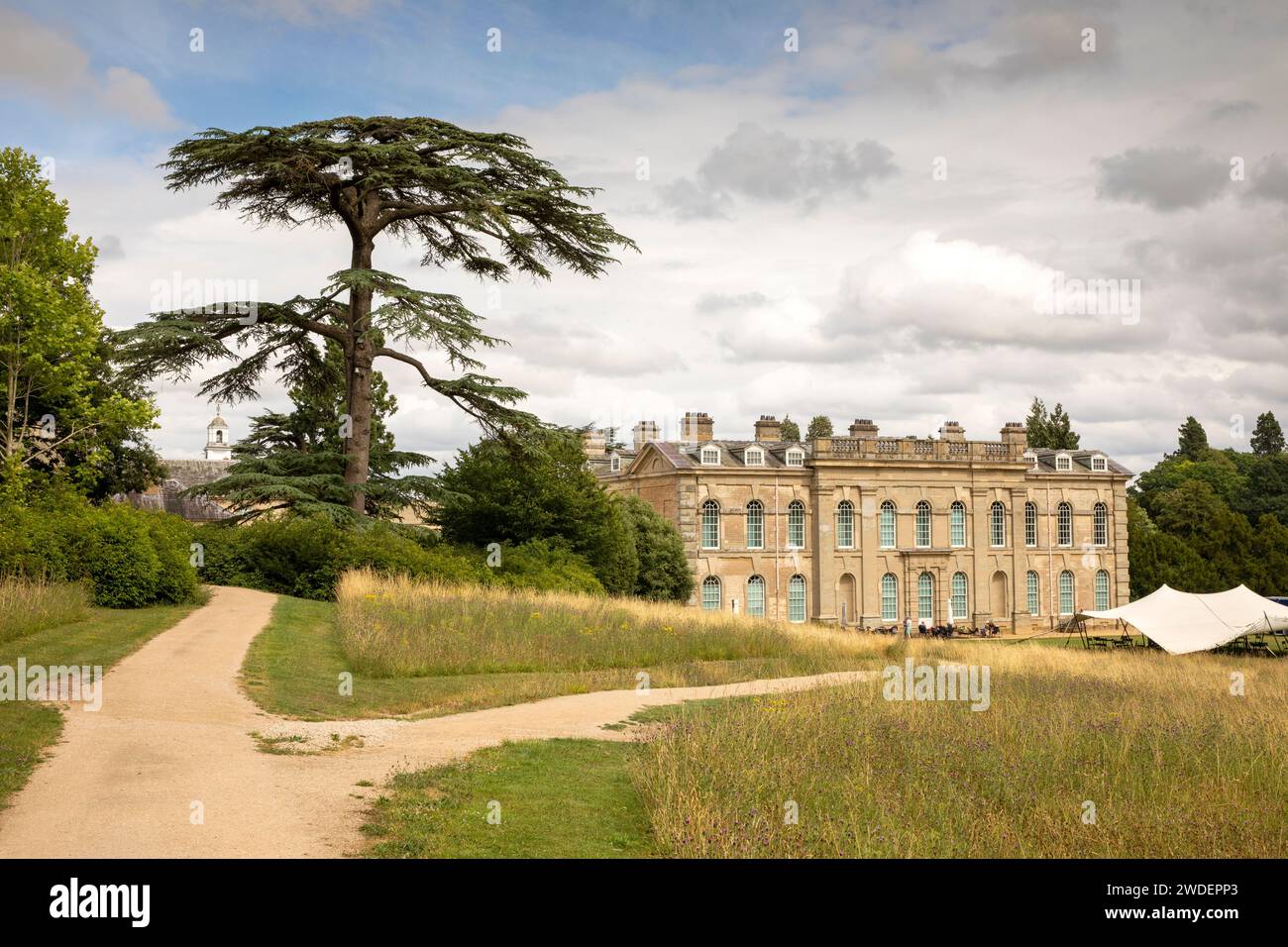 UK, England, Warwickshire, Compton Verney House, from West Lawn Stock Photo