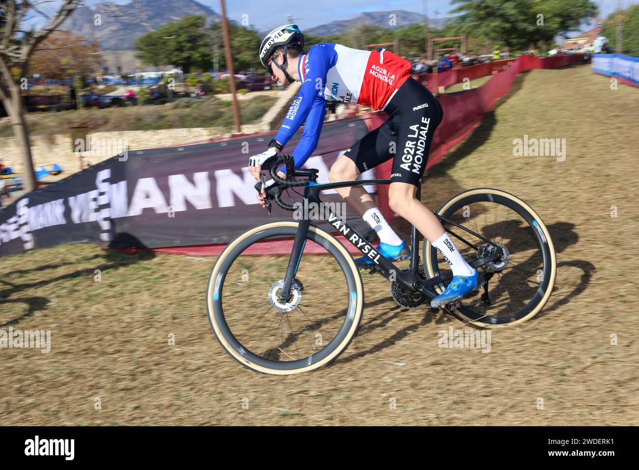 Benidorm, Spain, January 20th, 2024 The cyclist, Paul Seixas during