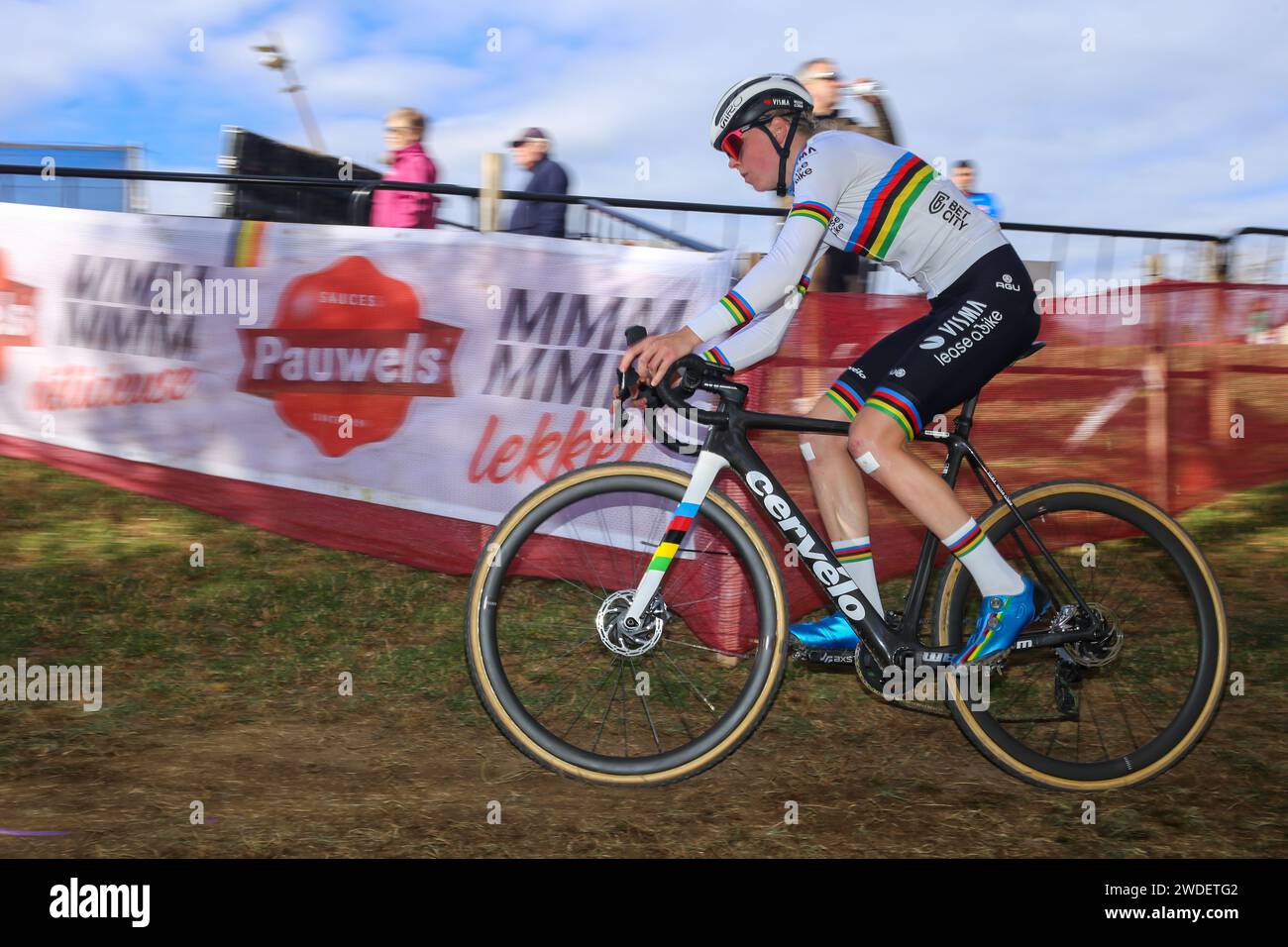 Benidorm, Spain, 20th January, 2025 The cyclist, Fem van Empel during