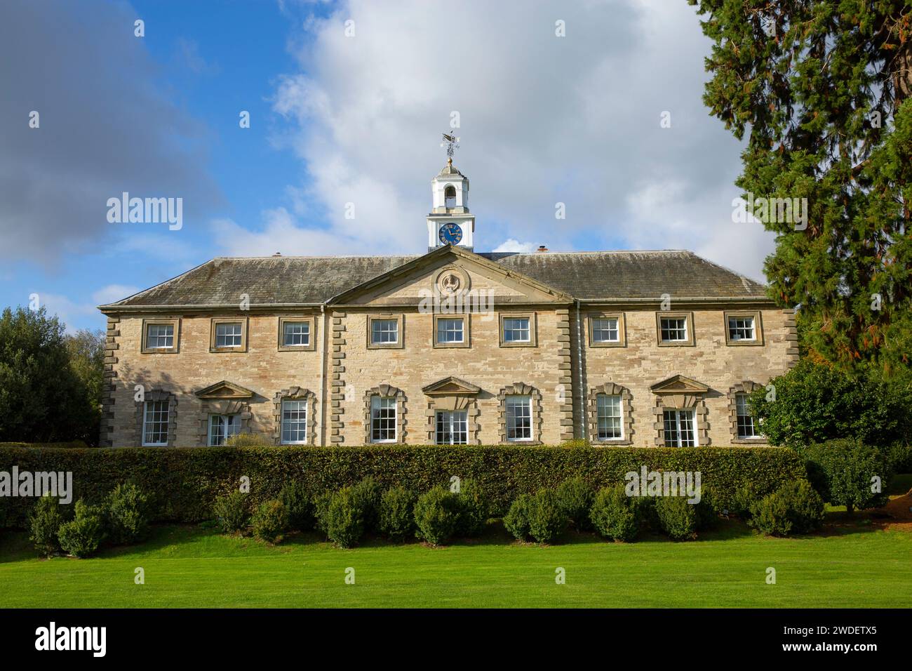 The Stables at Compton Verney House, an 18th-century country mansion at Compton Verney near Kineton in Warwickshire, England. Stock Photo
