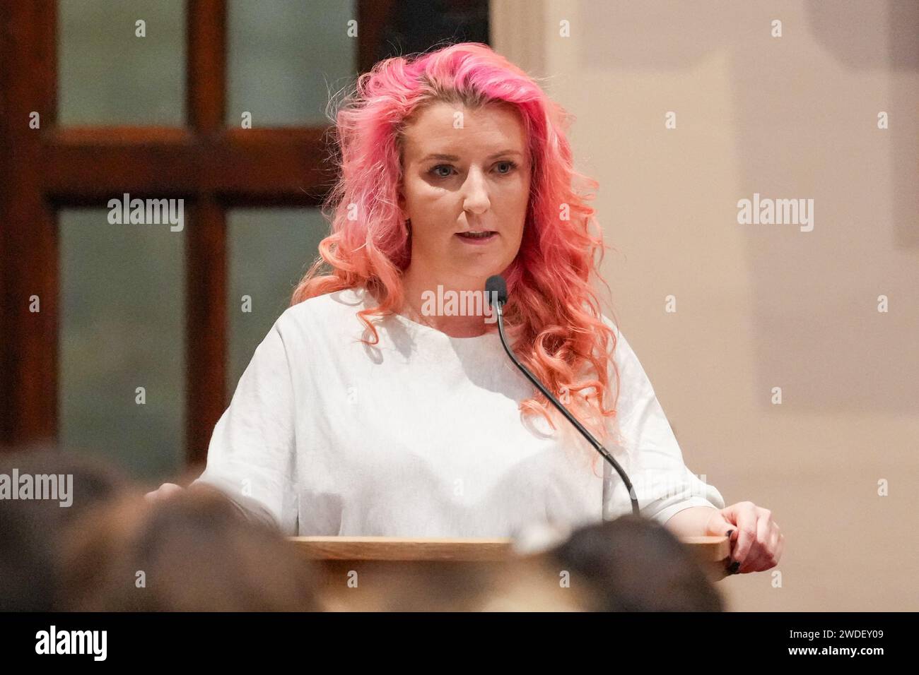 Shadow Secretary For Transport Louise Haigh During Their Speech To The shadow-secretary-for-transport-louise-haigh-during-their-speech-to-the