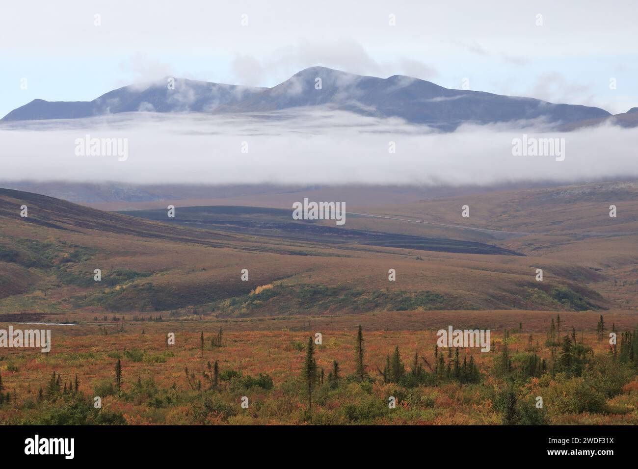Cloudy ranges Stock Photo