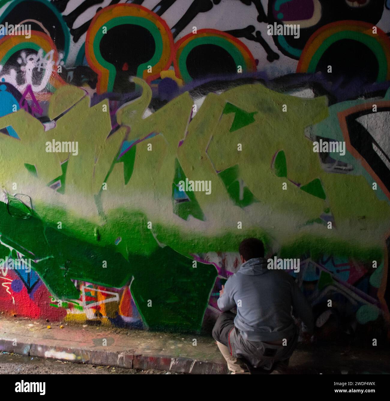 Leake Street Tunnel Graffiti Art Stock Photo - Alamy